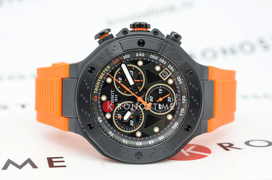 Часы Tissot T-Race MotoGP Quartz Chronograph T141.417.37.051.02 — кварцевые, металл сталь