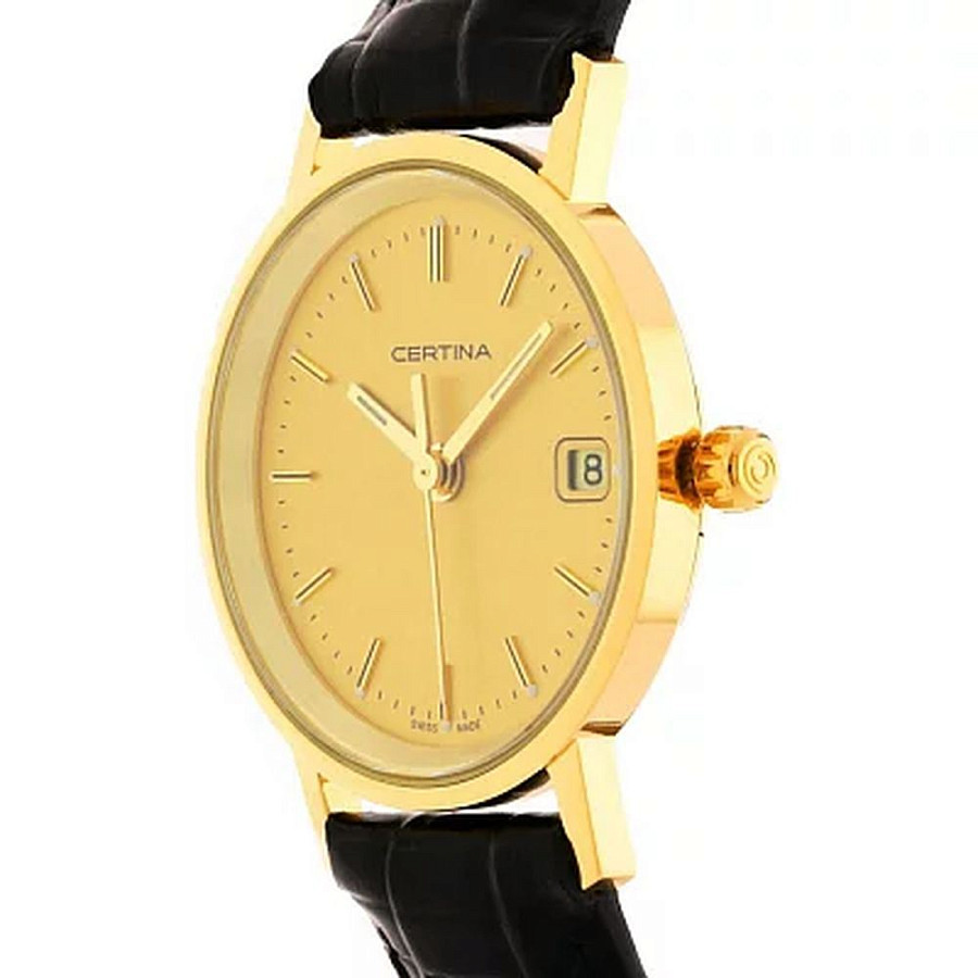 Часы Certina PRISKA GOLD C158.9289.68.31 — золото металл, Швейцария