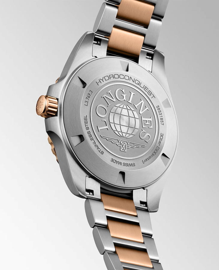 Часы Longines HydroConquest L3.769.3.58.7 — кварцевые, металл сталь