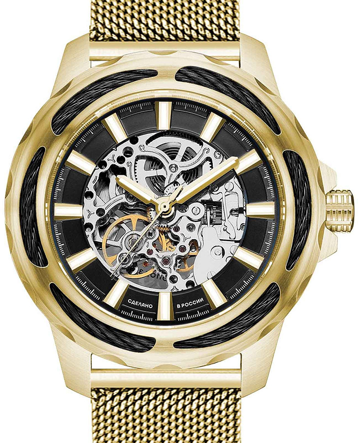 Часы Михаил Москвин Elegance 3054B-2 — механические, сталь металл