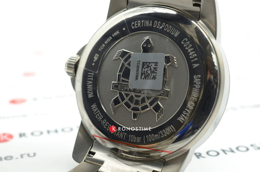 Часы Certina DS Podium 40mm C034.451.44.047.00 — Швейцария, кварцевые