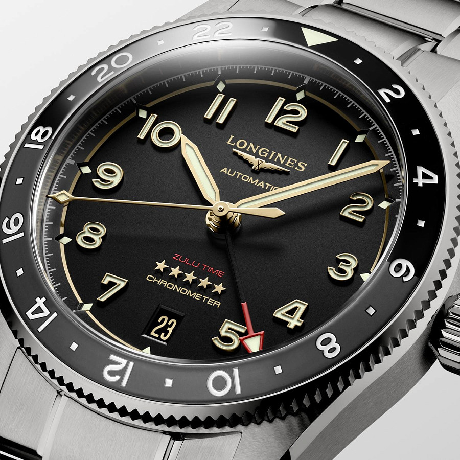 Часы Longines Spirit l3.802.1.53.6 — нержавеющая сталь, мужские
