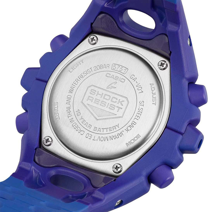 Часы Casio G-Shock GA-V01-2A — мужские, резина