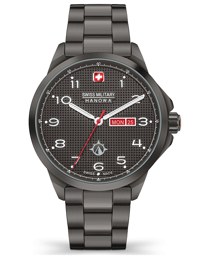 Часы Swiss Military Hanowa SMWGH2100341 — мужские, черный