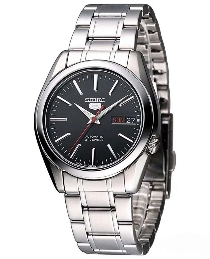 Часы Seiko 5 Regular SNKL45J1 — мужские, черный
