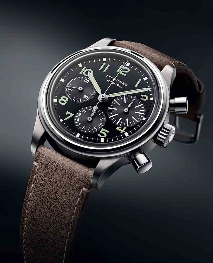 Часы Longines Avigation Big Eye L2.816.4.53.2 — механические, Швейцария, мужские