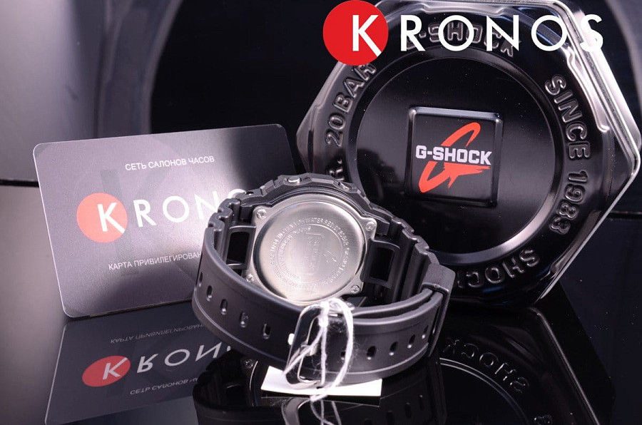 Часы Casio G-Shock DW-5600BBMA-1 — мужские, электронные