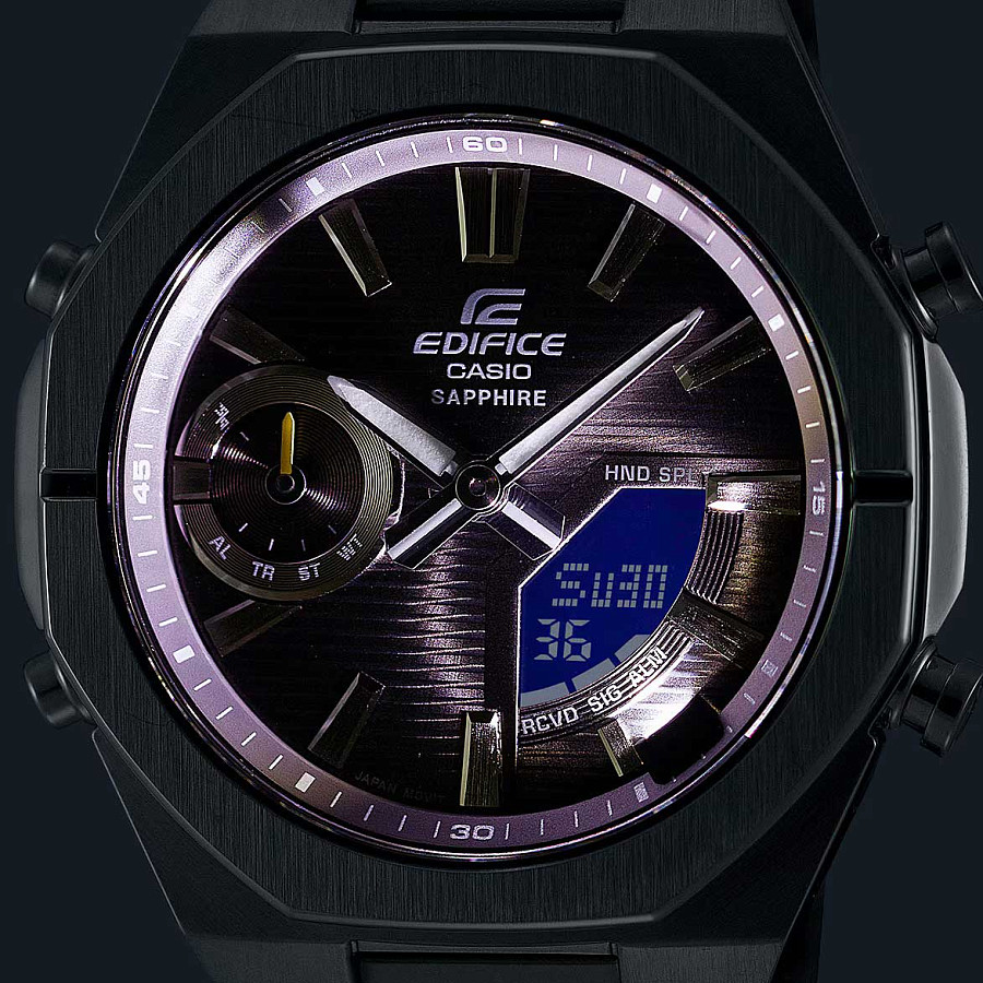 Часы Casio Edifice ECB-S10D-8A — нержавеющая сталь, мужские