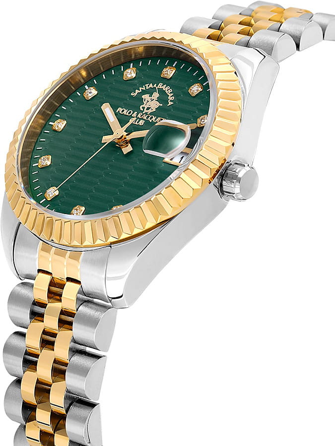 Часы Santa Barbara Polo & Racquet Club Unique SB.1.10643-3 — кварцевые, сталь металл
