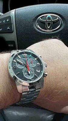 Фото покупателя: Швейцарские наручные часы Certina DS Podium Chronograph 1/10 sec C034.417.11.057.00 с хронографом