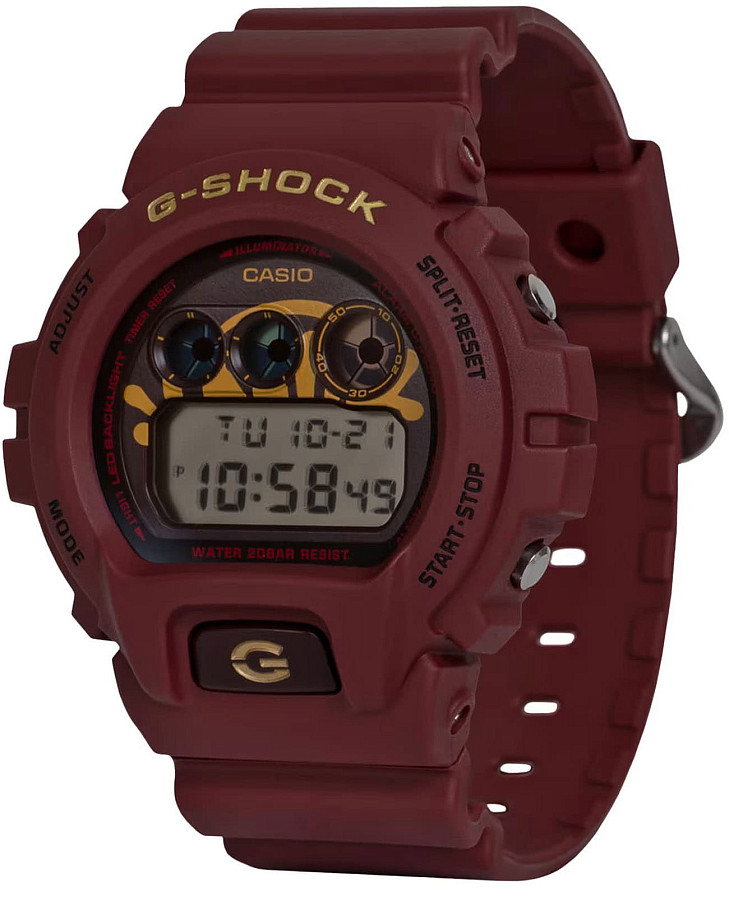 Часы Casio G-Shock DW-6900CC25-4 — мужские, коричневый