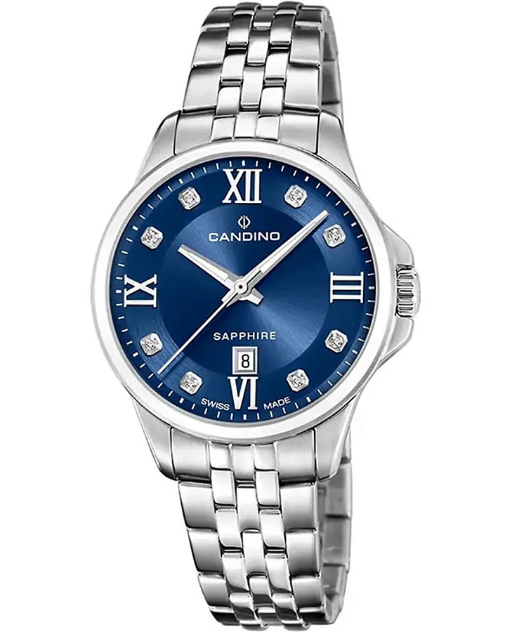 Часы Candino Lady Elegance Date C4766/4 — женские, синий
