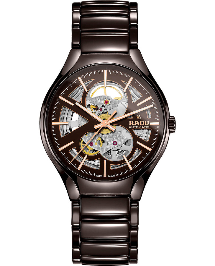 Часы Rado True Automatic Open Heart R27511302 — мужские, черный