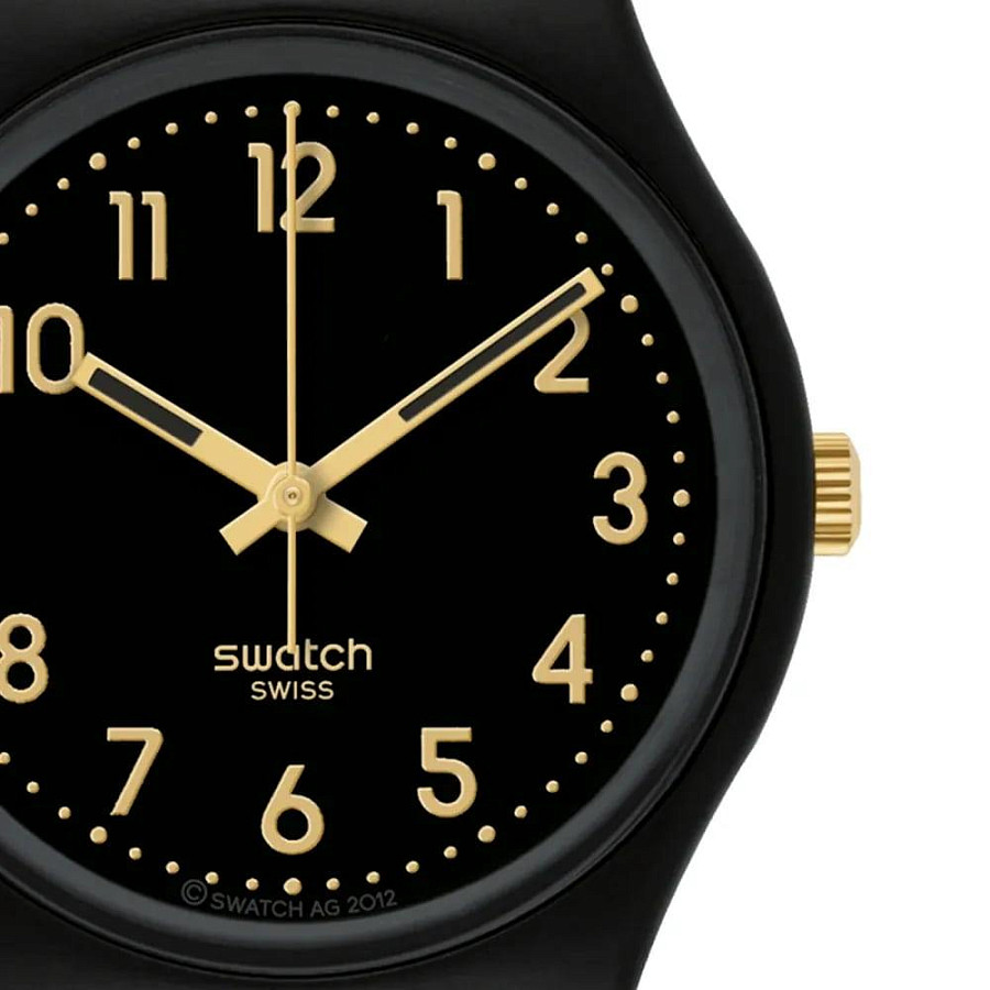 Часы Swatch Gent Biosourced Standard SO28B113 — женские, биоматериал