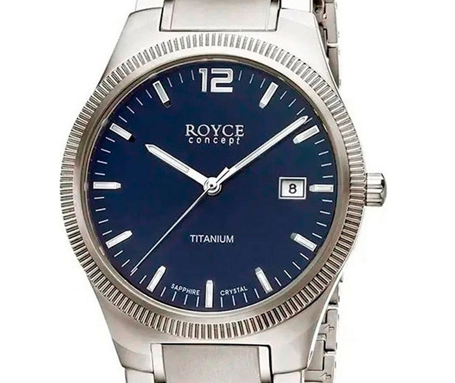 Часы Boccia Titanium Circle-Oval Royce 3666-02 — кварцевые, титан