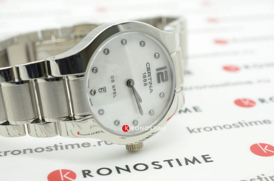 Часы Certina Lady Round C012.209.11.116.00 — кварцевые, сталь металл