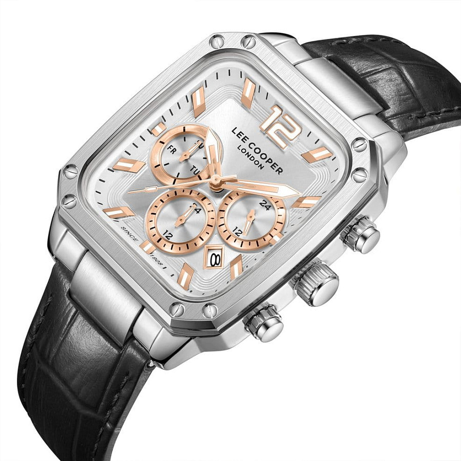 Часы Lee Cooper LC08184.331 — кварцевые, суперметалл металл