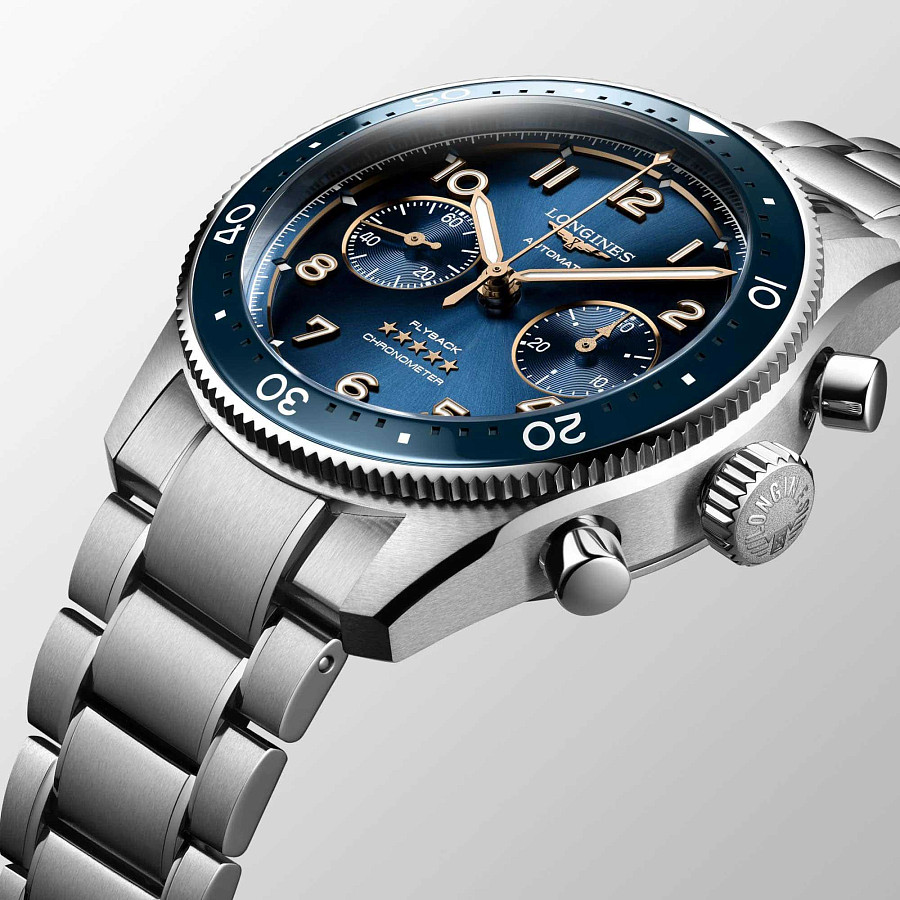 Часы Longines Spirit Flyback L3.821.4.93.6 — Швейцария, механические