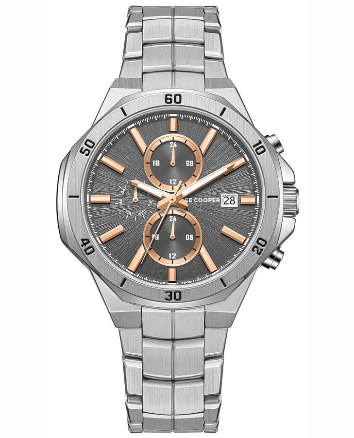 Часы Lee Cooper LC08087.360 — мужские, серый