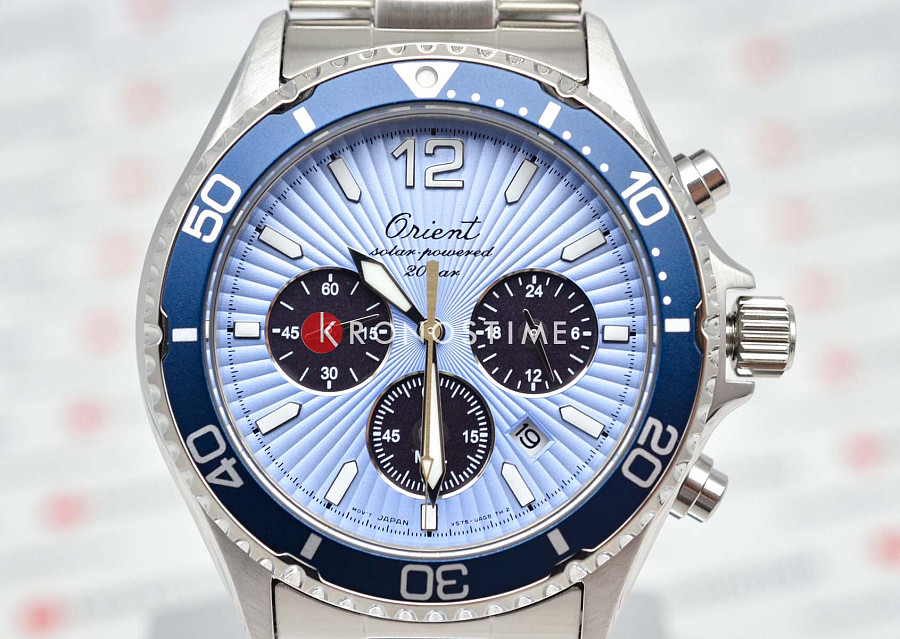 Часы Orient Chronograph Mako Kamasu RA-TX0210L (RN-TX0210L) — металл сталь, Япония