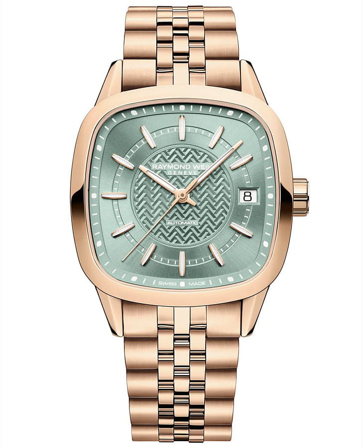 Часы Raymond Weil Freelancer 2490-P5-52061 — женские, зеленый