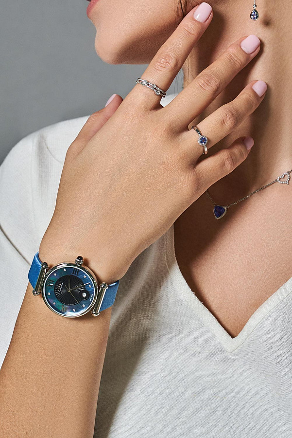 Часы Epos Quartz 8000.700.20.85.86 — сталь металл, Швейцария