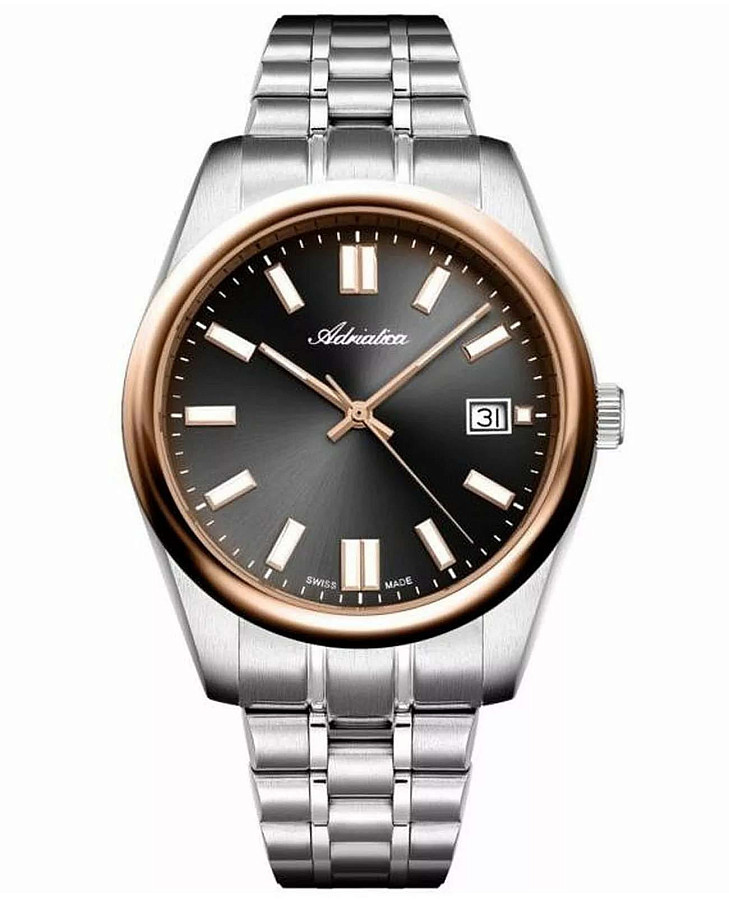 Часы Adriatica Classic A1298.R1R6Q — мужские, черный