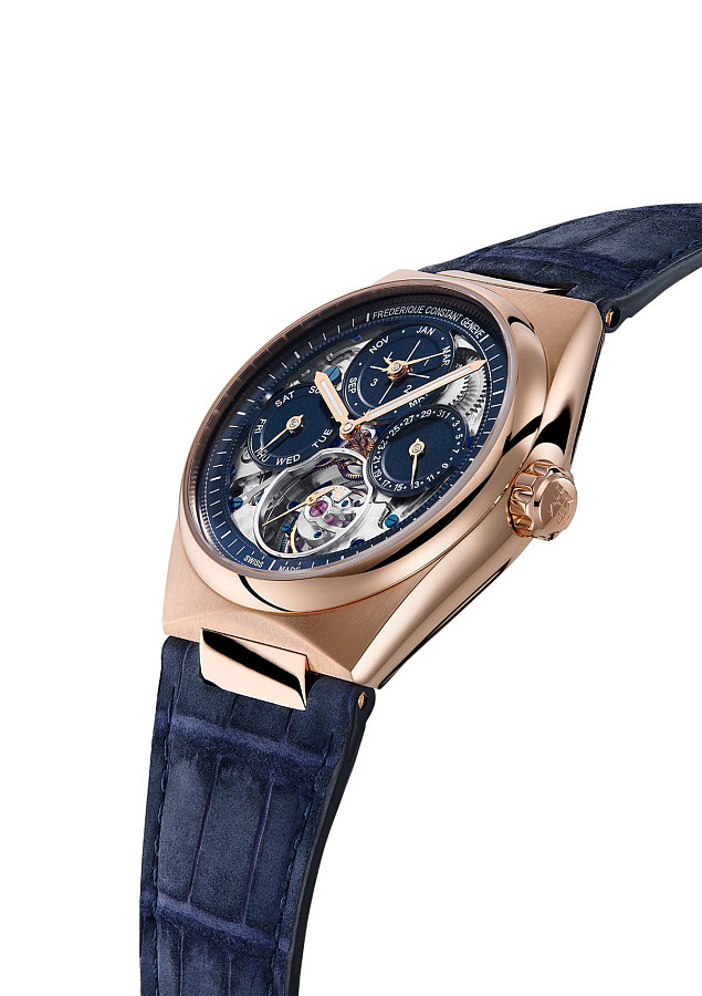 Часы Frederique Constant Highlife Tourbillon Perpetual Manufacture Calendar FC-975N4NH9 — механические, сталь металл
