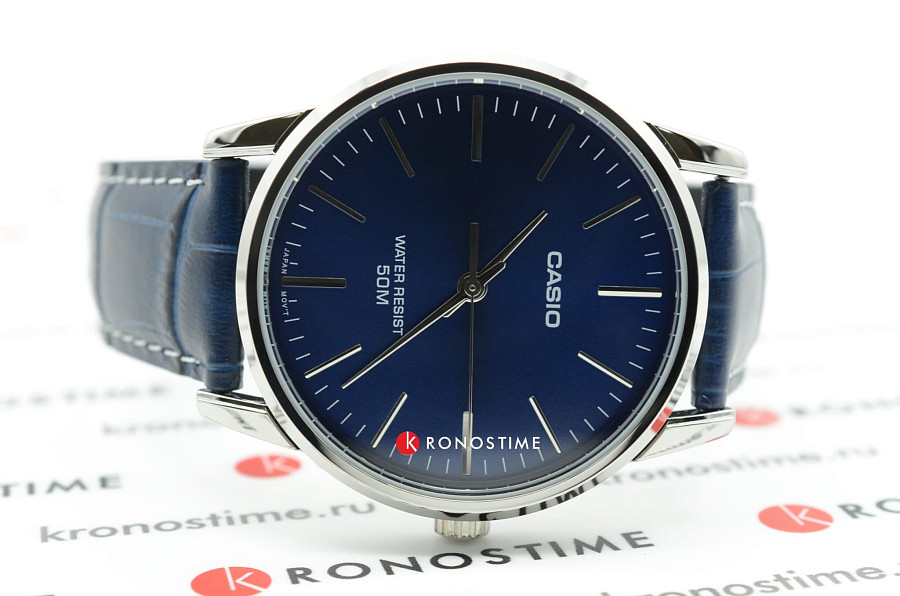 Часы Casio MTP-1303PL-2FVEF — кожаный, мужские
