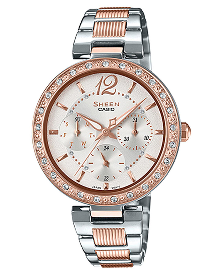 Часы Casio Sheen SHE-3065SPG-7AUER — женские, шампань