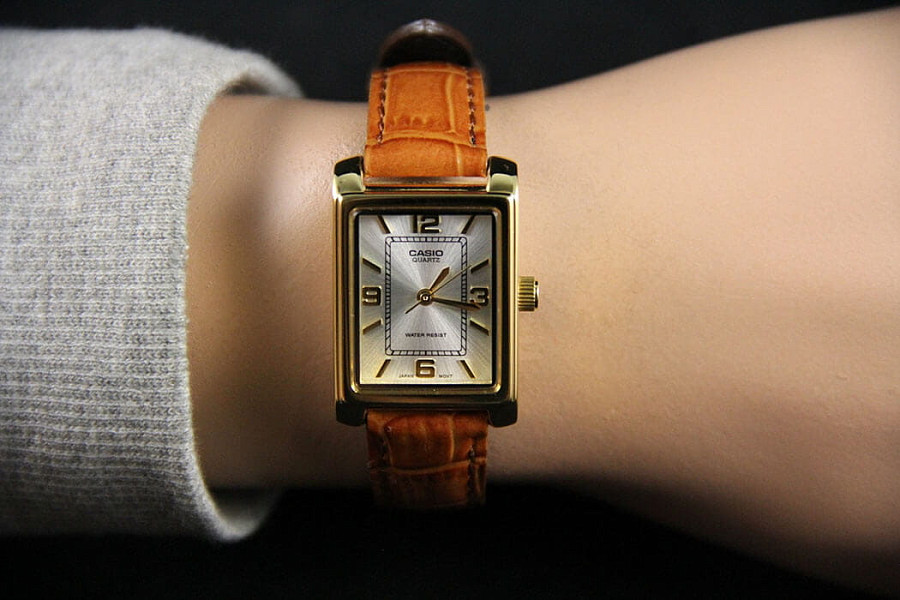 Часы Casio Collection LTP-1234PGL-7AEG — кварцевые, латунь металл