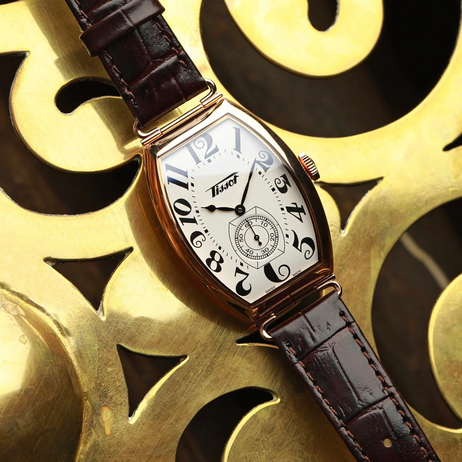 Часы Tissot Heritage Porto Mechanical T128.505.36.012.00 — белый, сталь металл