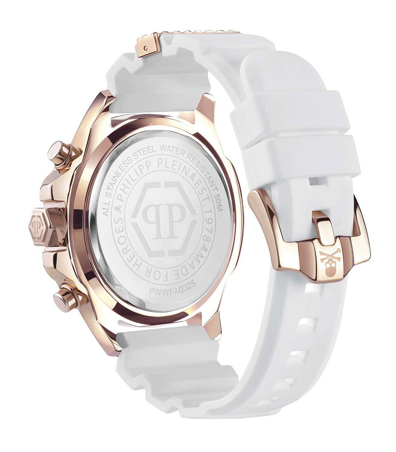 Часы Philipp Plein The $kull Chrono PWWFA0325 — кварцевые, сталь металл