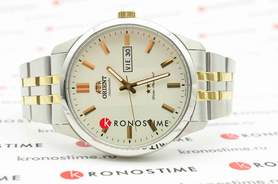 Часы Orient 3 Stars RA-AB0012S (RN-AB0012S) — сталь c pvd покрытием, мужские