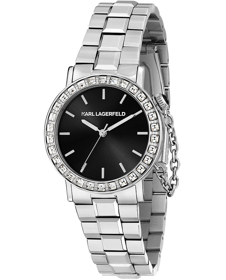 Часы Karl Lagerfeld Crystals R0553100507 — женские, черный