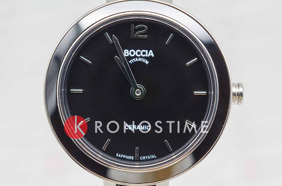Часы Boccia Titanium 3333-02 — керамика титан, Германия