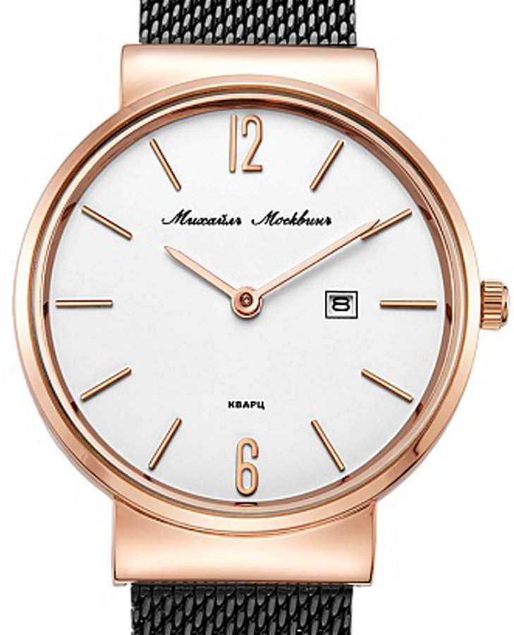 Часы Михаил Москвин Classic 1304B14B1 — кварцевые, сталь металл
