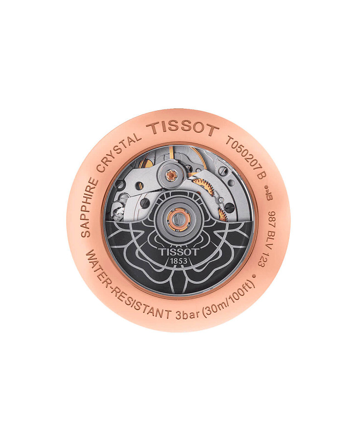 Часы Tissot Lady Heart Flower Powermatic 80 T050.207.37.017.05 — механические, Швейцария, женские