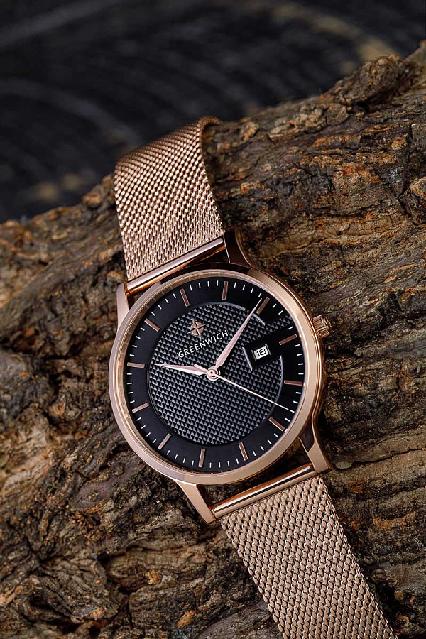 Часы Greenwich Breeze GW 031.40.31 — черный, сталь металл