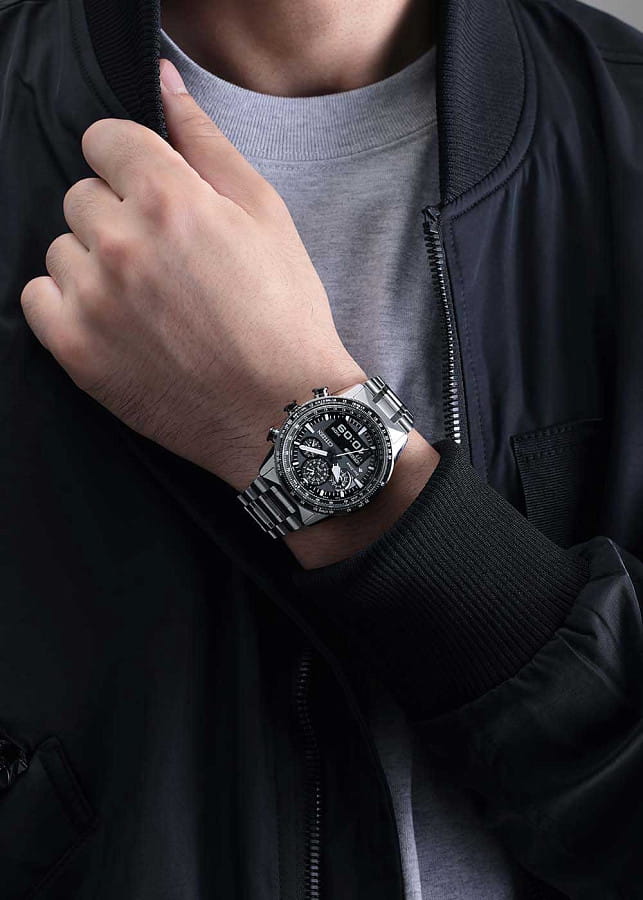 Часы Citizen Promaster Sky JV2006-55H — серый, металл сталь