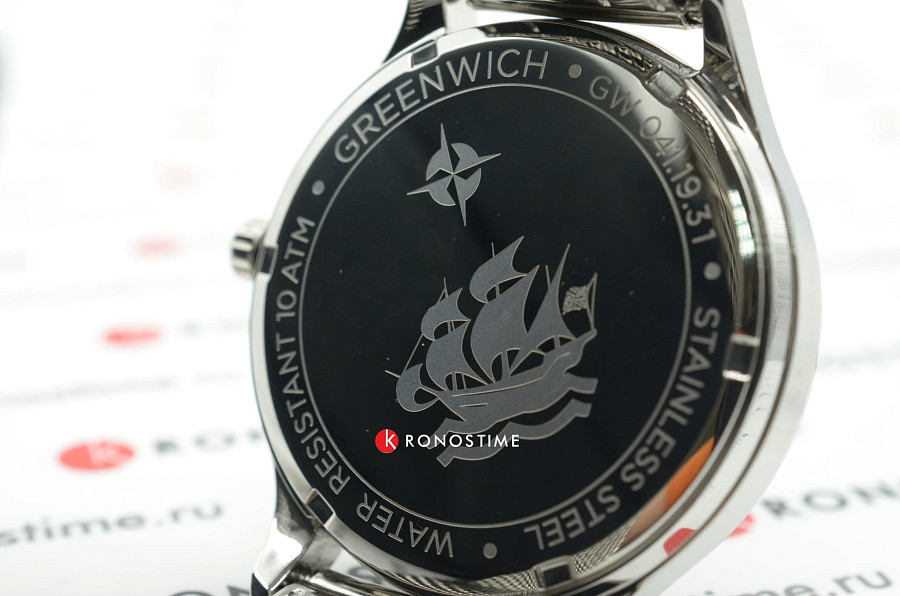 Часы Greenwich Helm GW 041.19.31 — мужские, нержавеющая сталь