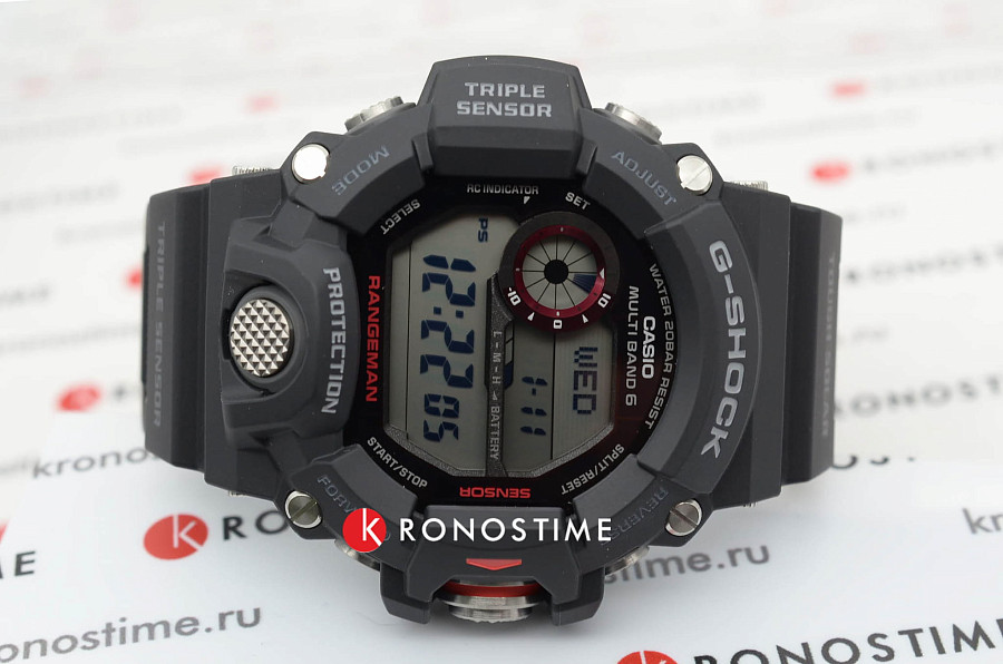 Часы Casio G-Shock GW-9400-1E — пластик, серый