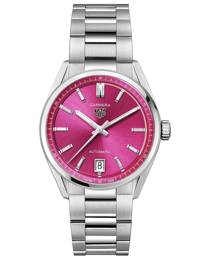 Часы TAG Heuer Carrera Date WBN2313.BA0001 — женские, розовый