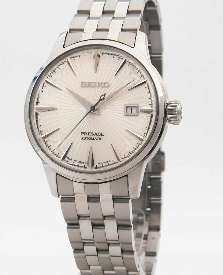 Часы Seiko Presage Cocktail Time SRPG23J1 — серебристый, металл сталь