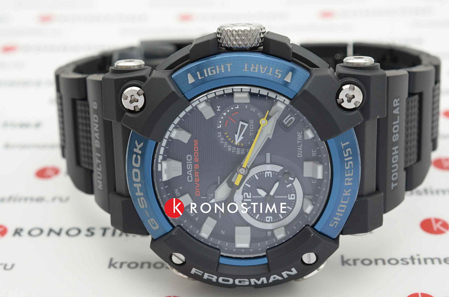 Часы Casio G-Shock Frogman GWF-A1000C-1A — карбон сталь, сталь + полимер