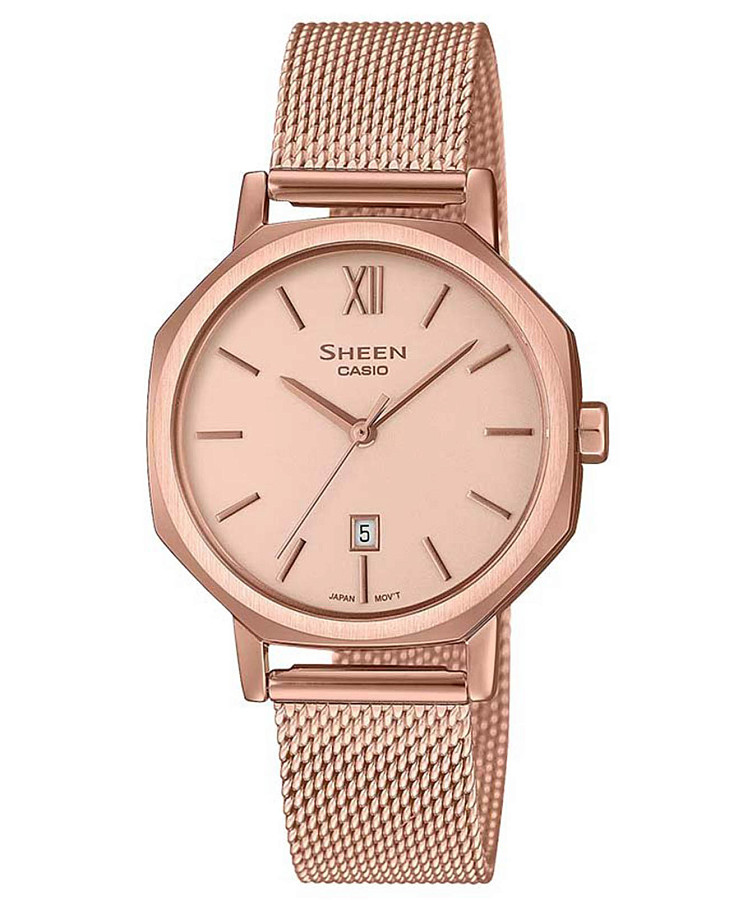 Часы Casio Sheen SHE-4554PGM-4AUEF — женские, золотистый