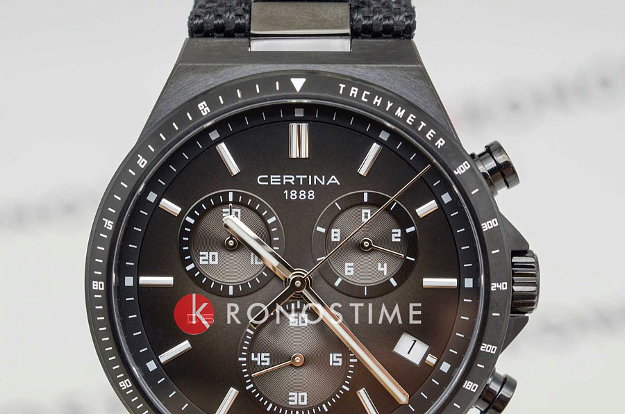 Часы Certina DS-7 Chronograph C043.417.38.081.00 — металл сталь, Швейцария