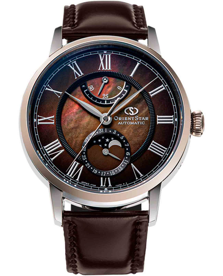 Часы Orient Star RE-AY0121A (RK-AY0121A) — мужские, коричневый