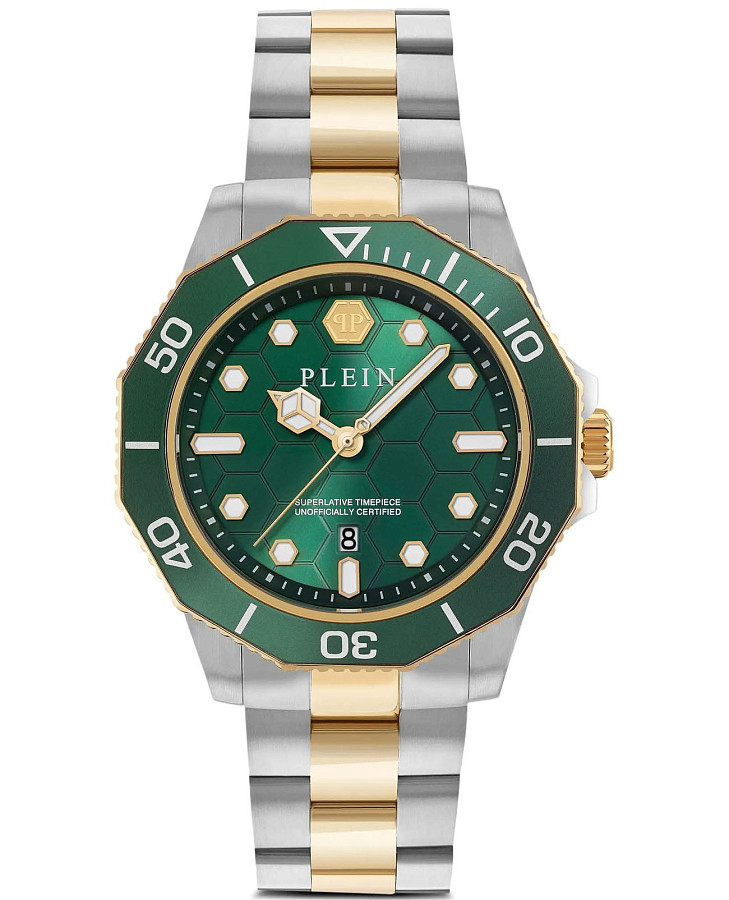 Часы Philipp Plein Aquastorm PW2GA0526 — мужские, зеленый