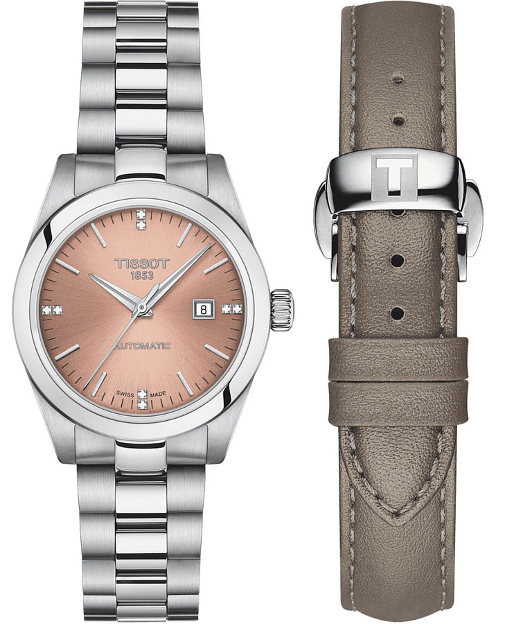 Часы Tissot T-My Lady Automatic T132.007.11.336.00 — женские, розовый
